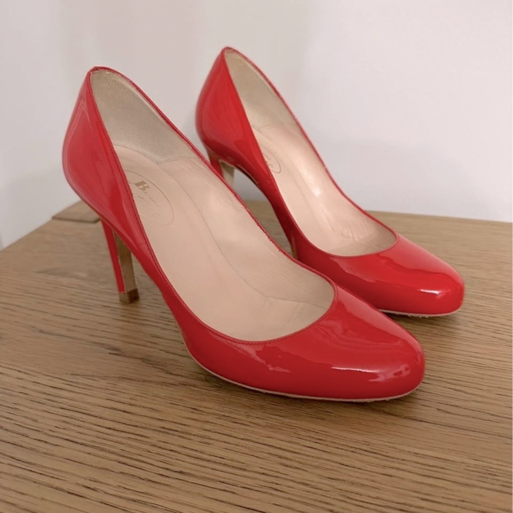 Red Patent Leather Stiletto Heels